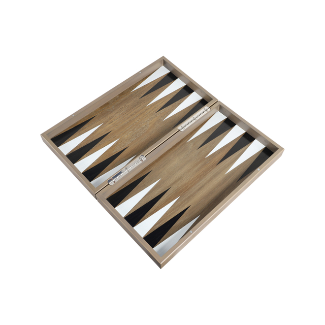  Drewniany zestaw do gry w tryktrak dla dorosłych i dzieci - klasyczna gra strategiczna planszowa