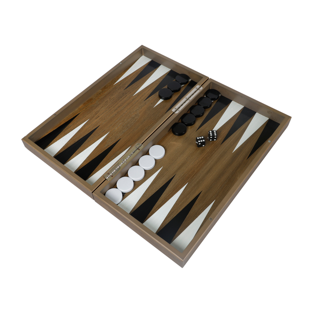 Drewniana tablica do tryktraku MDF dla dorosłych i dzieci Malowanie przenośnego i podróżnego zestawu do backgammona